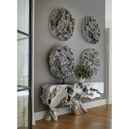 Freeform Console Table by Phillips Collection. Made from unique in a rustic style.