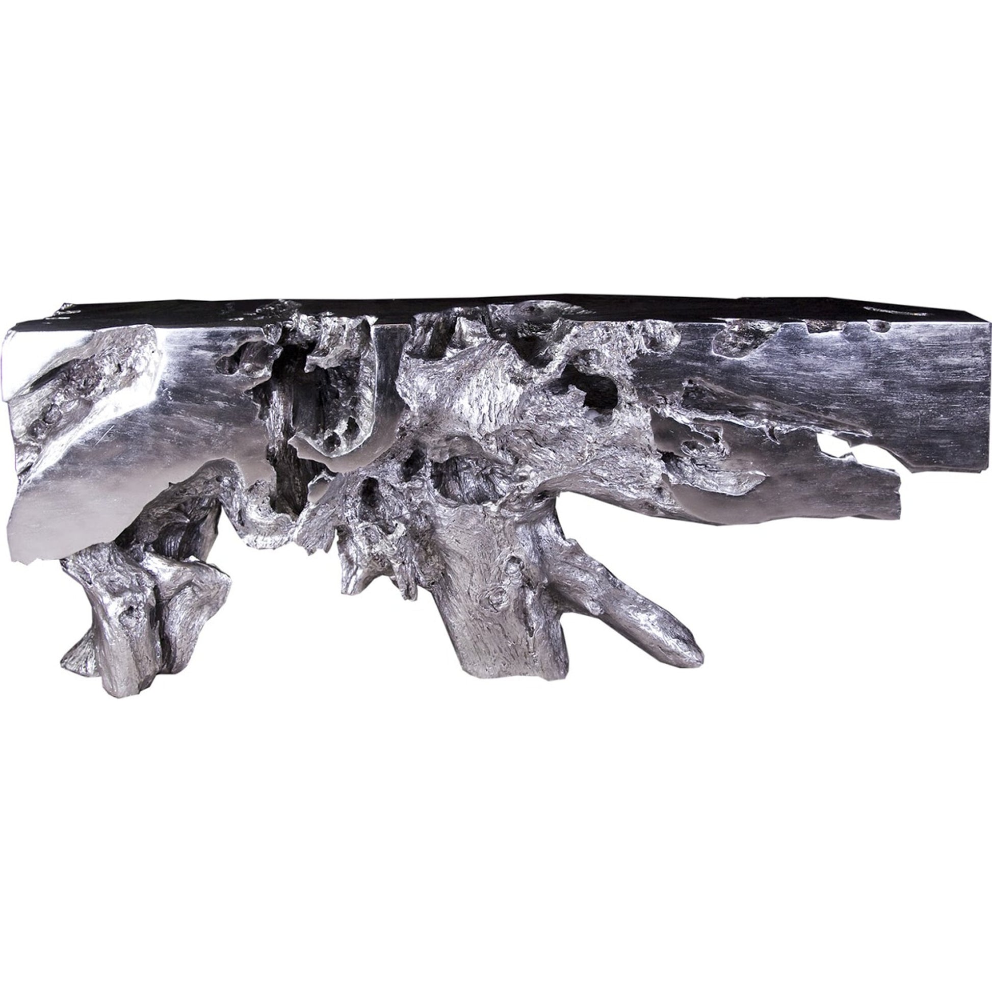 Freeform Console Table by Phillips Collection. Made from unique in a rustic style.