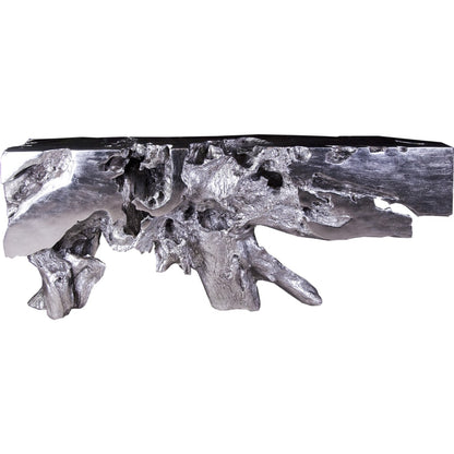 Freeform Console Table by Phillips Collection. Made from unique in a rustic style.