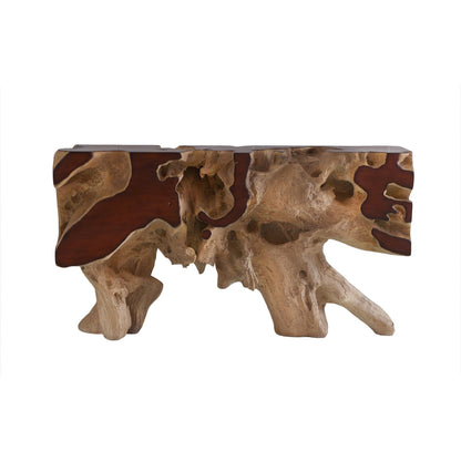 Freeform Console Table by Phillips Collection. Made from unique in a rustic style.