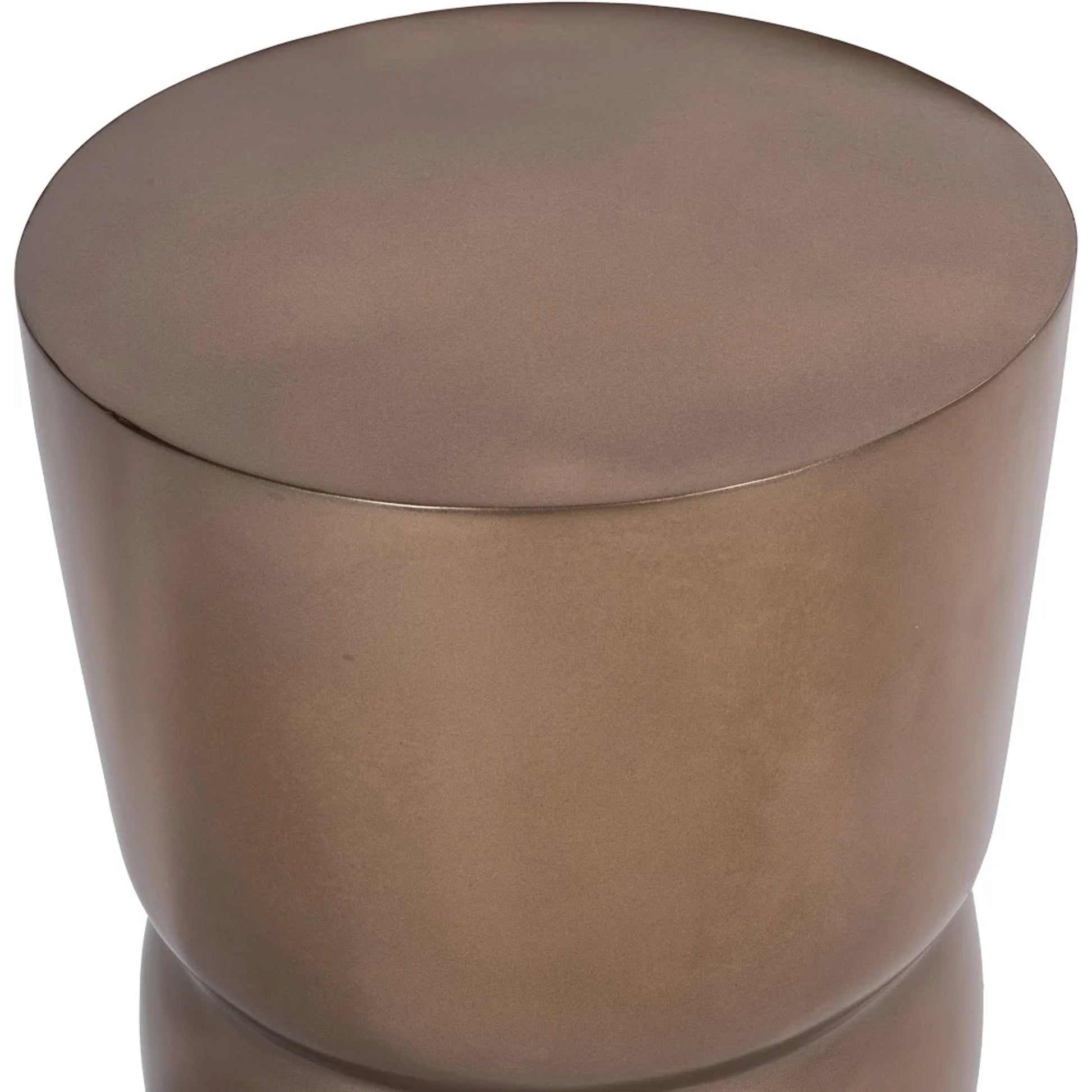 Carved Stool by Phillips Collection. Made from resin in a modern style.