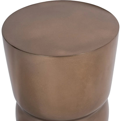 Carved Stool by Phillips Collection. Made from resin in a modern style.