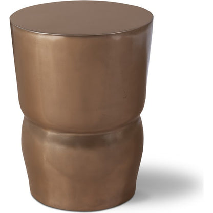 Carved Stool by Phillips Collection. Made from resin in a modern style.