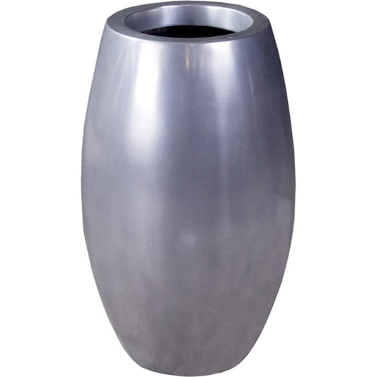 Elonga Polished Aluminum Planter by Phillips Collection in silver and polished aluminum. Made from resin in a eclectic & global style.