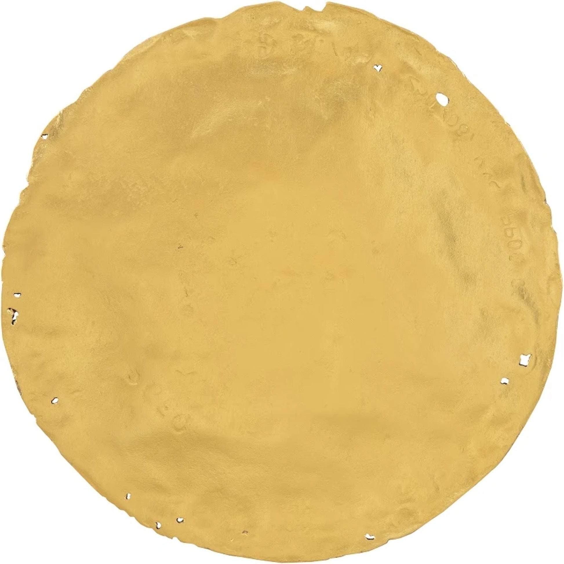 Galvanized Wall Discs (Set of 4) by Phillips Collection. Made from resin in a rustic style.