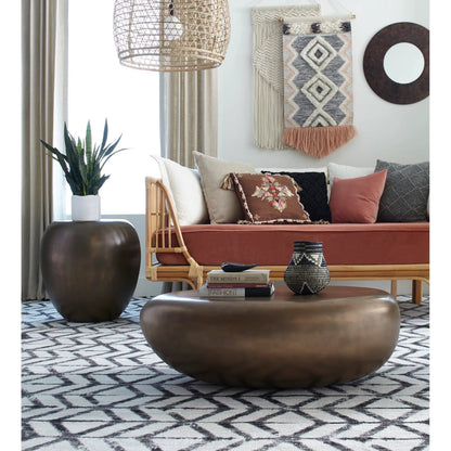 River Stone Side Table by Phillips Collection. Made from unique in a eclectic & global style.