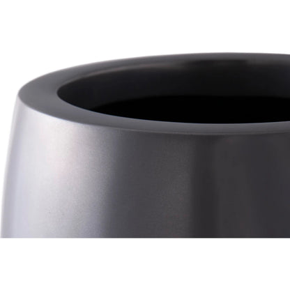 Classic Planter by Phillips Collection in silver and polished aluminum. Made from resin composite in a eclectic & global style.