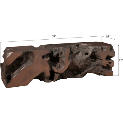 Freeform Bench by Phillips Collection. Made from unique in a modern style.