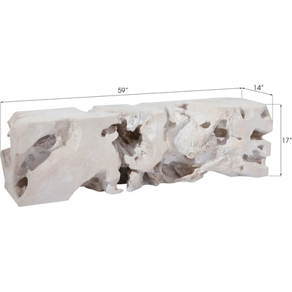 Freeform Bench by Phillips Collection. Made from unique in a modern style.