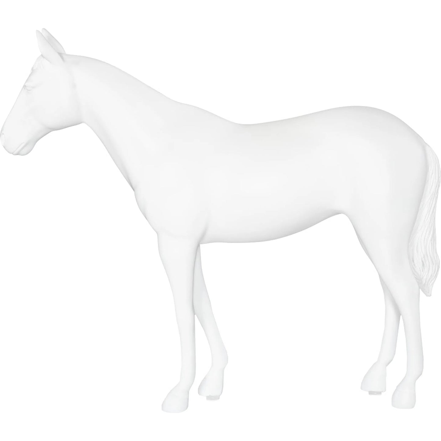 000 SI-2452524 | Primary Silo | Horse Sculpture by Phillips Collection in white and glossy lacquer. Made from resin in a modern style.