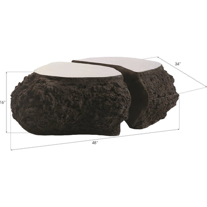 Split the Difference Coffee Table by Phillips Collection. Made from unique in a modern style.