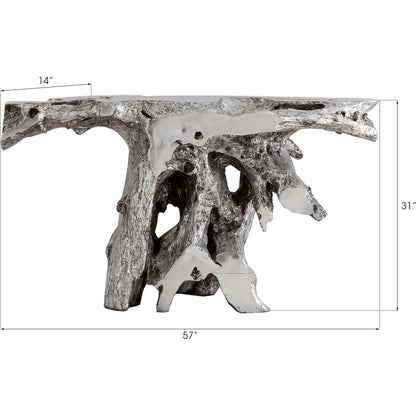 Brivo Freeform Console Table by Phillips Collection. Made from resin in a modern style.