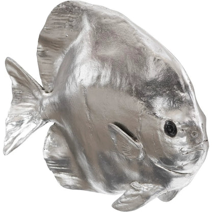Australian Batfish by Phillips Collection in silver. Made from resin in a coastal style.
