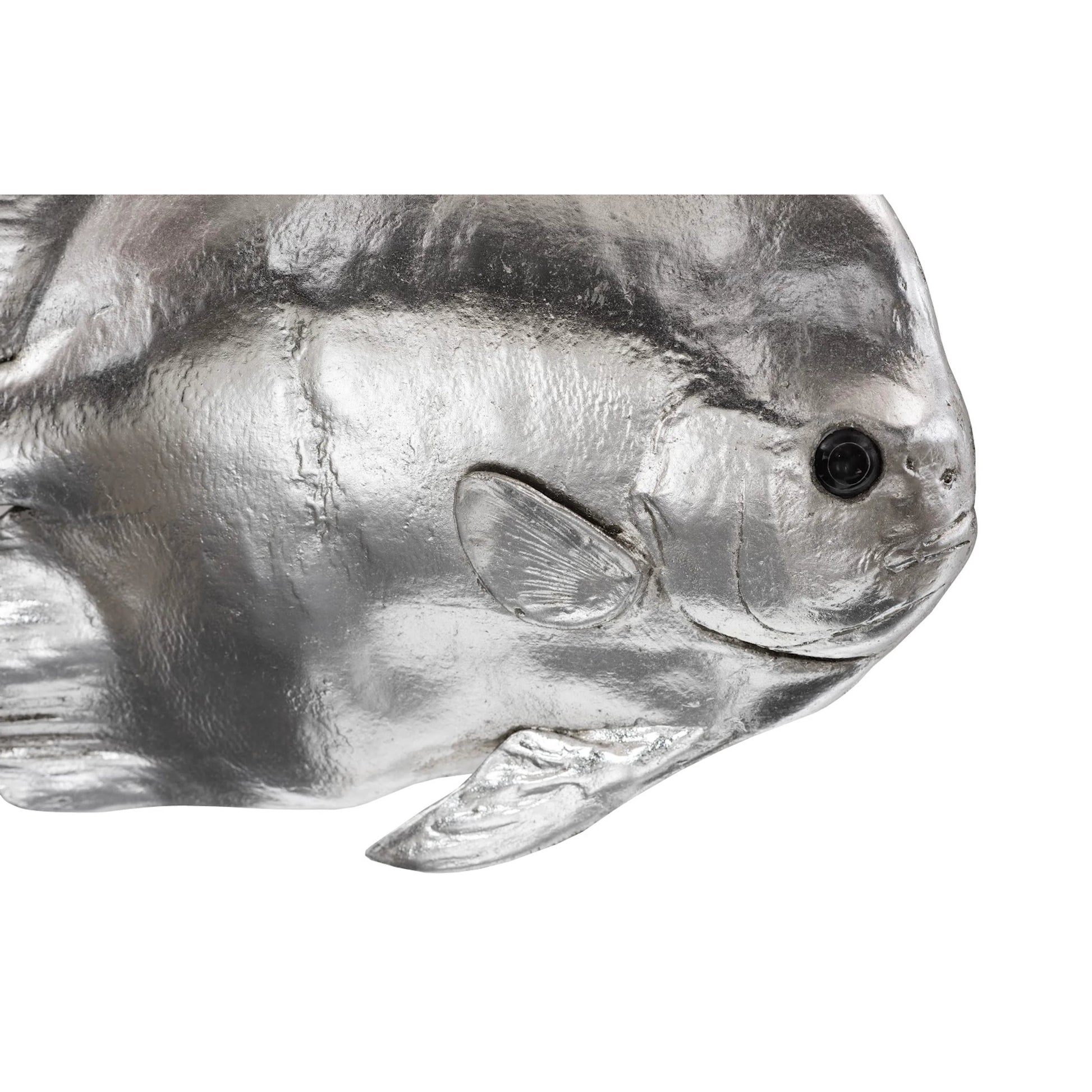 Australian Batfish by Phillips Collection in silver. Made from resin in a coastal style.