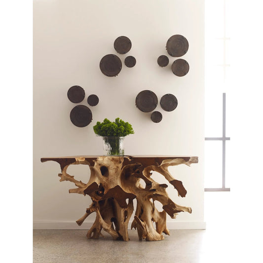 Laotian Rain Drums (Set of 3) by Phillips Collection in brown and bronze. Made from resin in a eclectic & global style.