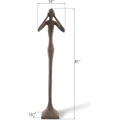 Hear No Evil Skinny Sculpture by Phillips Collection. Made from resin in a eclectic & global style.