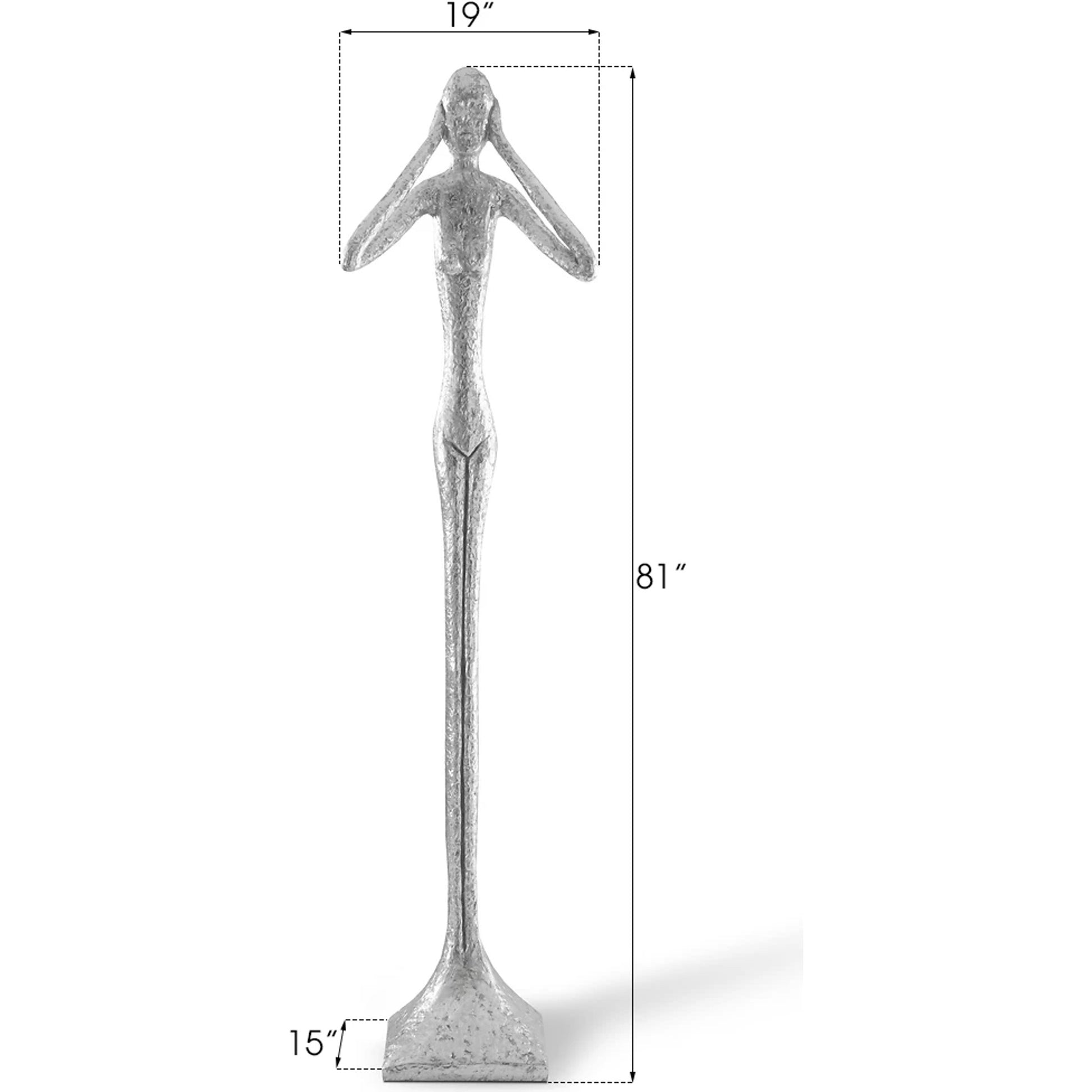 Hear No Evil Skinny Sculpture by Phillips Collection. Made from resin in a eclectic & global style.