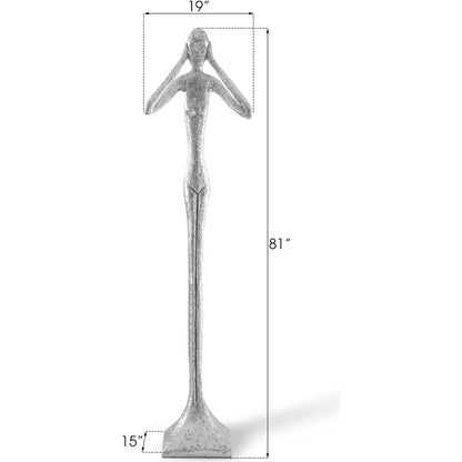 Hear No Evil Skinny Sculpture by Phillips Collection. Made from resin in a eclectic & global style.