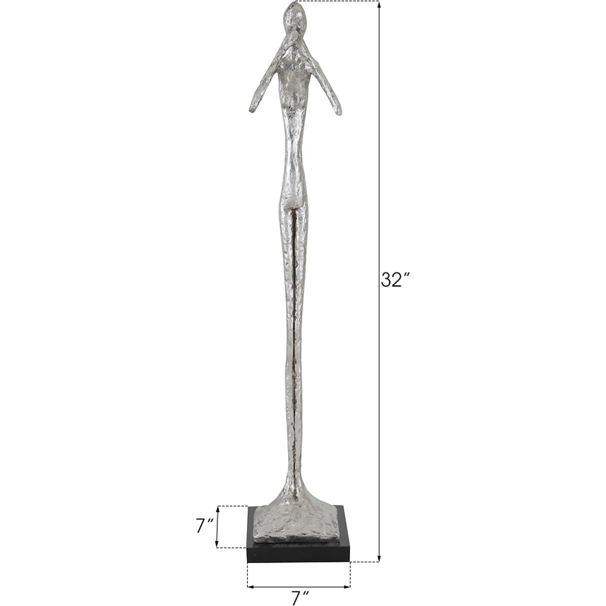 Speak No Evil Skinny Sculpture by Phillips Collection. Made from resin in a eclectic & global style.