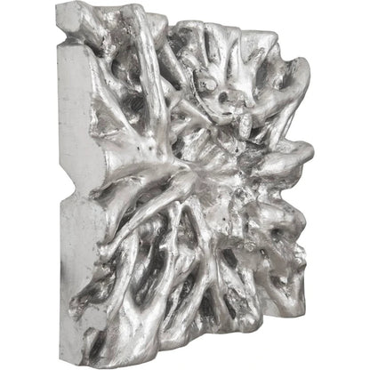 Square Root Wall Art by Phillips Collection in silver and silver leaf. Made from resin in a eclectic & global style.