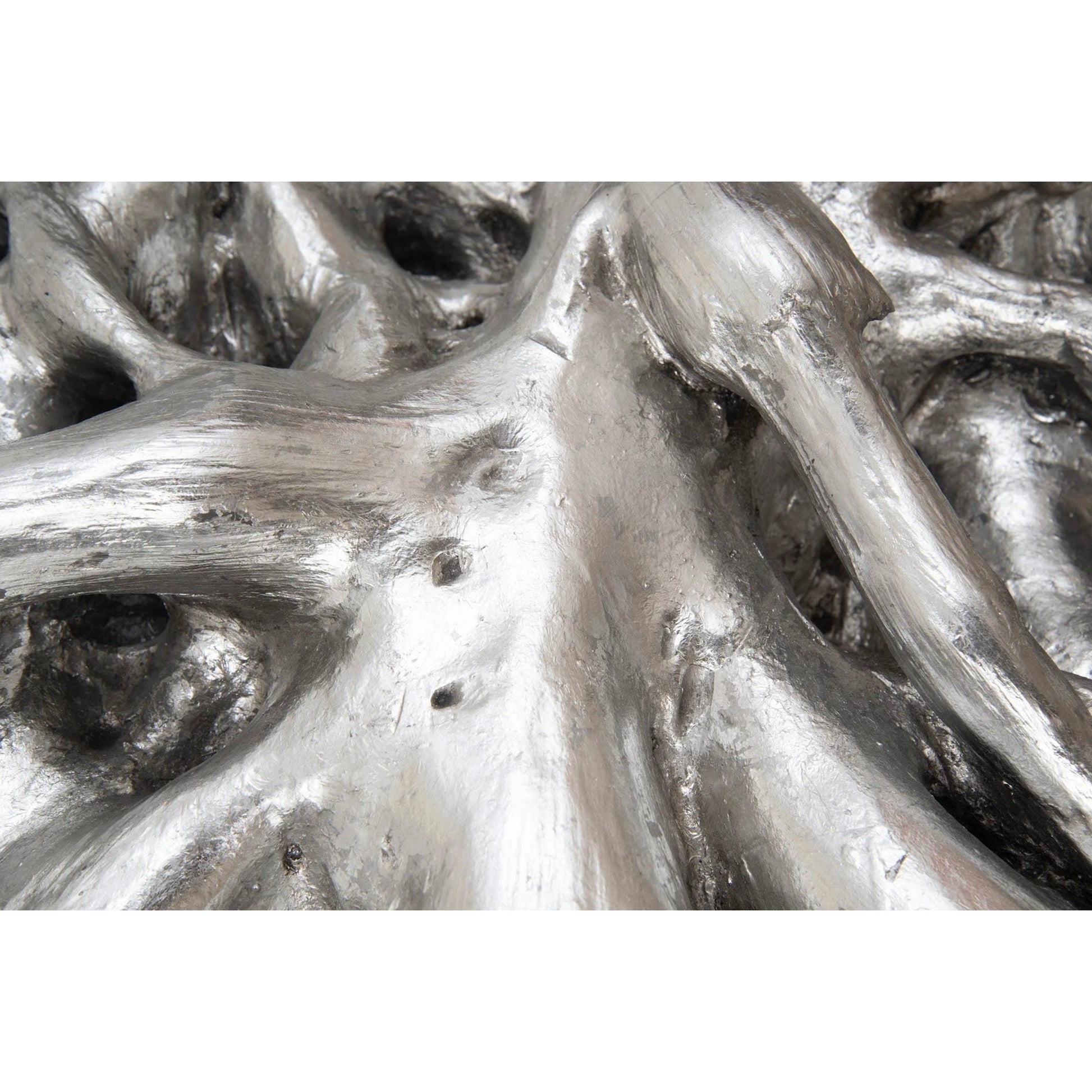 Square Root Wall Art by Phillips Collection in silver and silver leaf. Made from resin in a eclectic & global style.
