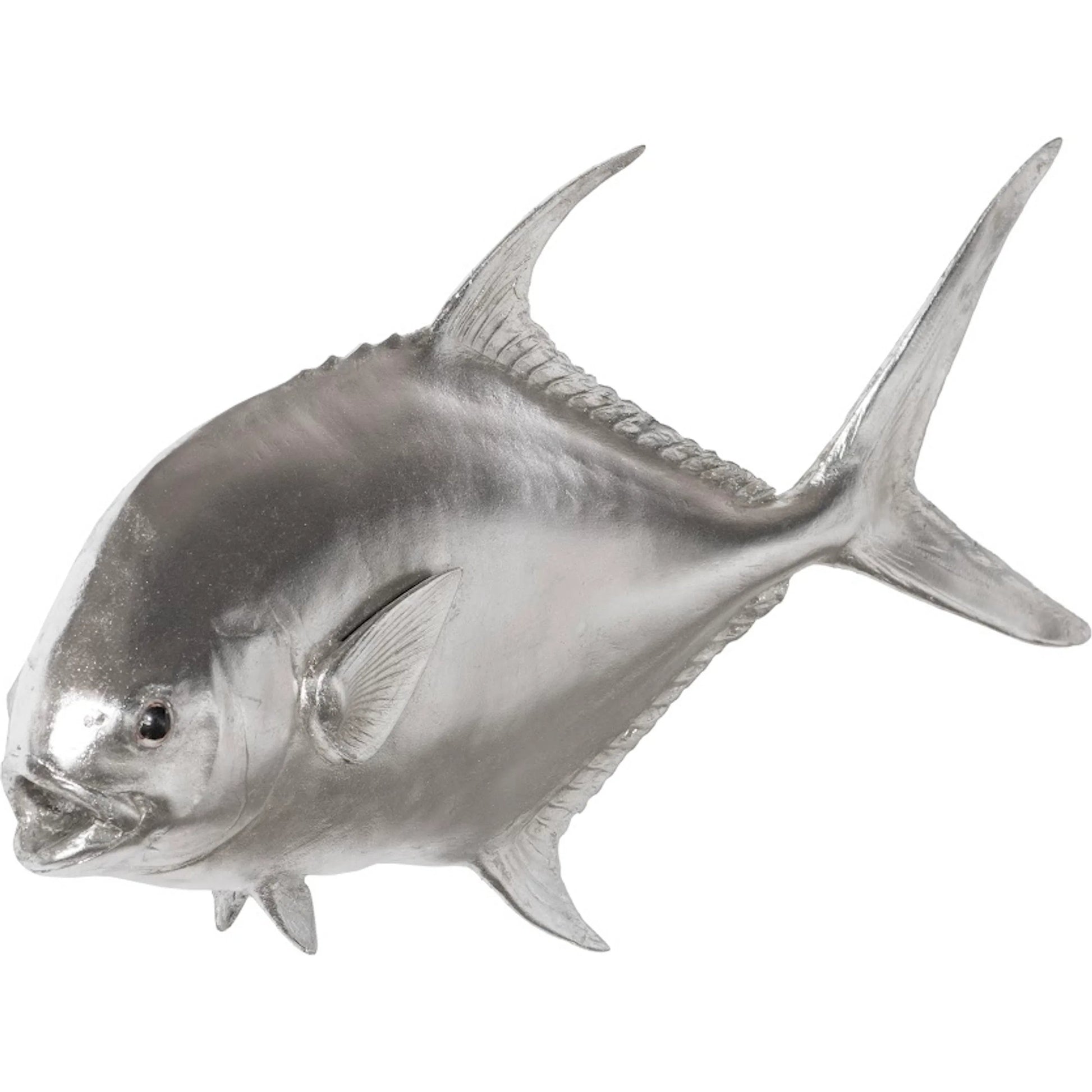 Permit Fish Wall Sculpture by Phillips Collection. Made from resin in a modern style.