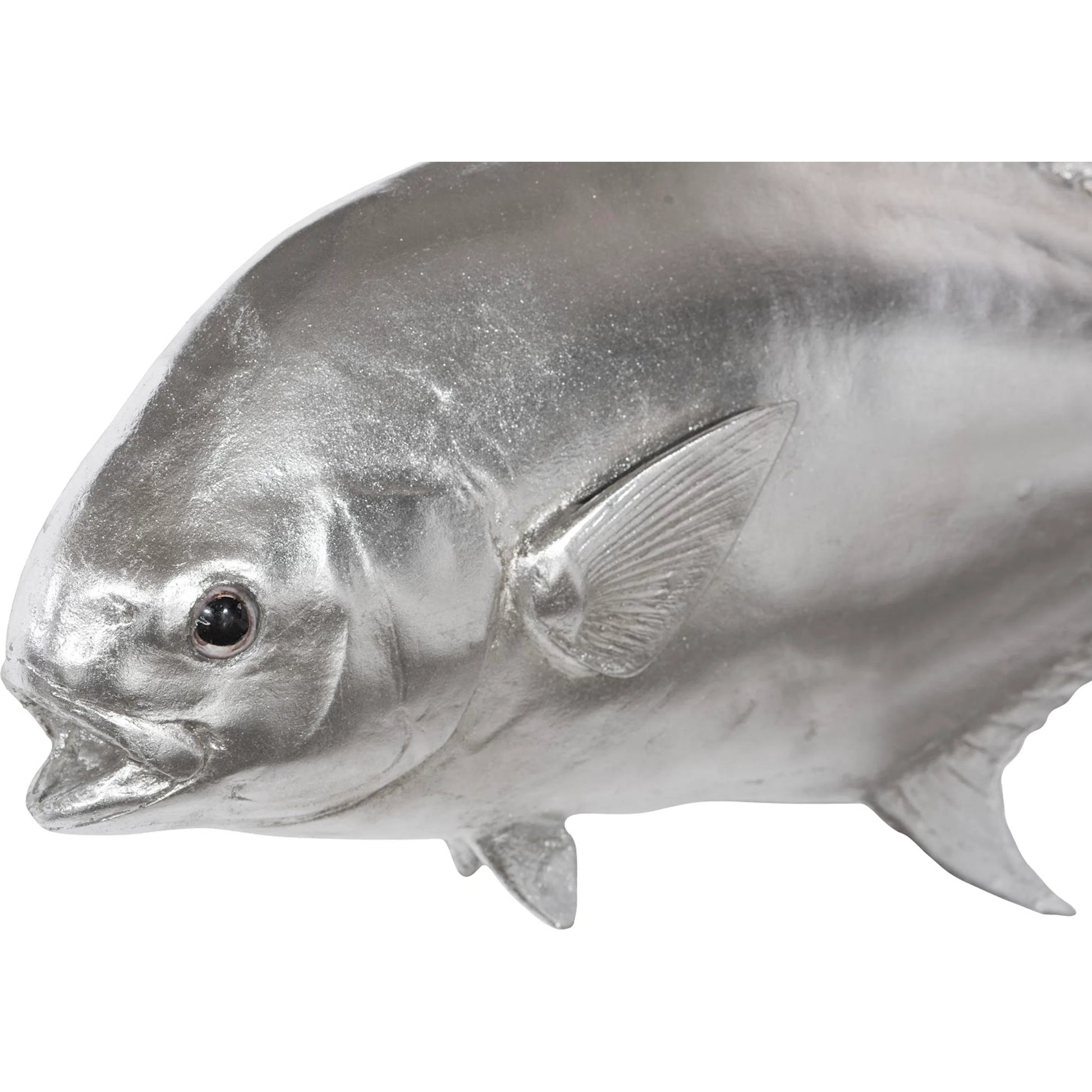 Permit Fish Wall Sculpture by Phillips Collection. Made from resin in a modern style.