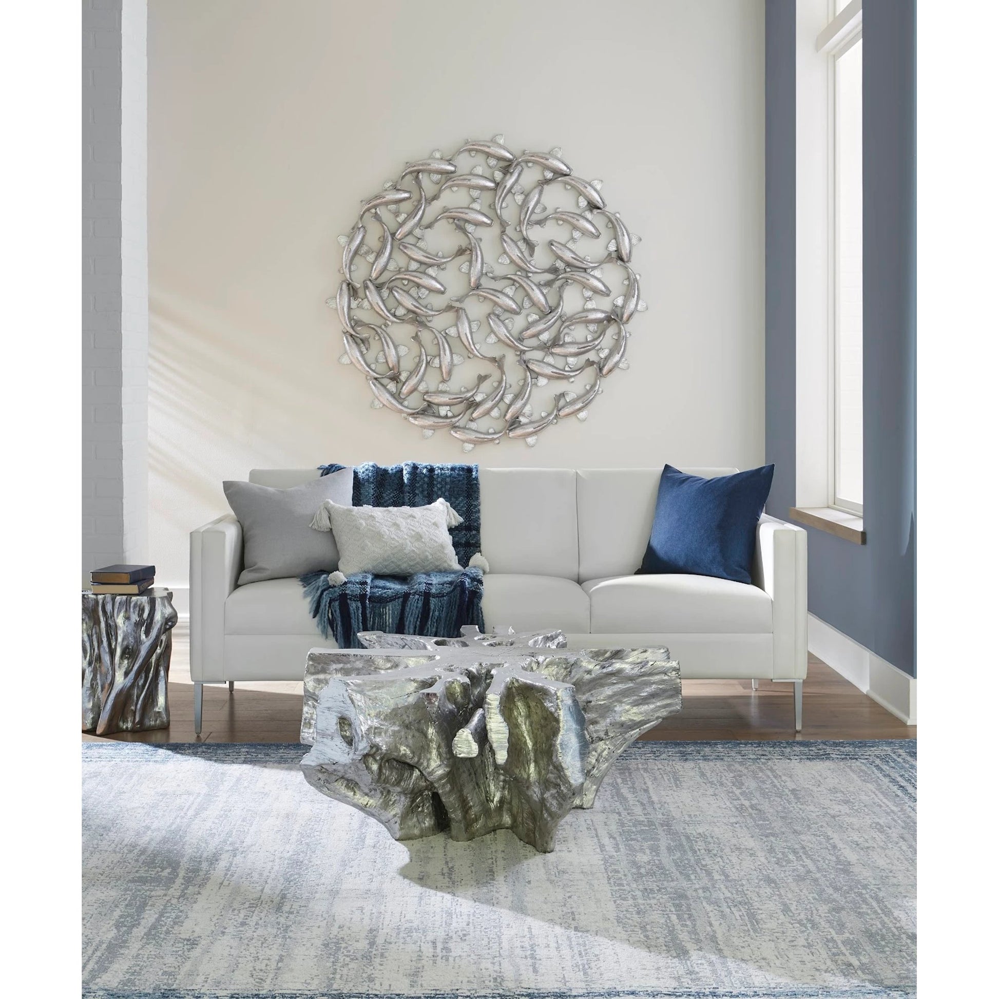 Freeform Coffee Table by Phillips Collection. Made from resin in a modern style.