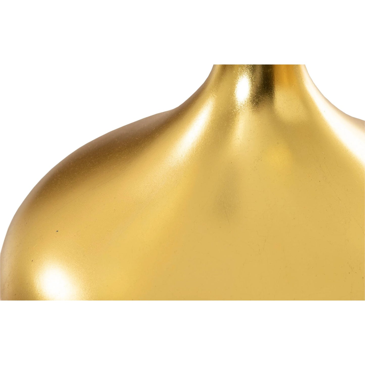 002 SR-939512 | Closeup | Julian Vase by Phillips Collection in gold and gold leaf. Made from resin in a eclectic & global style.
