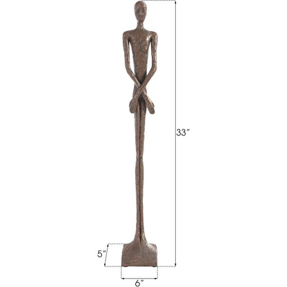 Skinny Male Sculpture by Phillips Collection. Made from unique in a eclectic & global style.