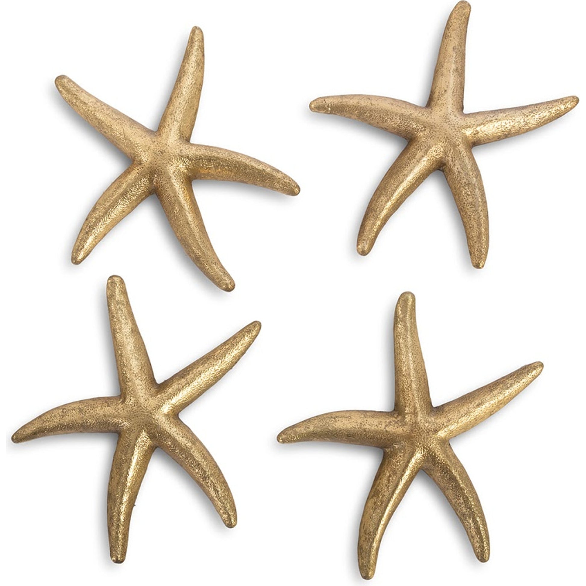 Starfish (Set of 4) by Phillips Collection. Made from resin in a coastal style.
