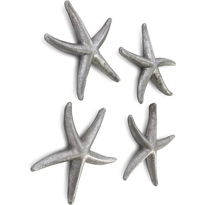 Starfish (Set of 4) by Phillips Collection. Made from resin in a coastal style.