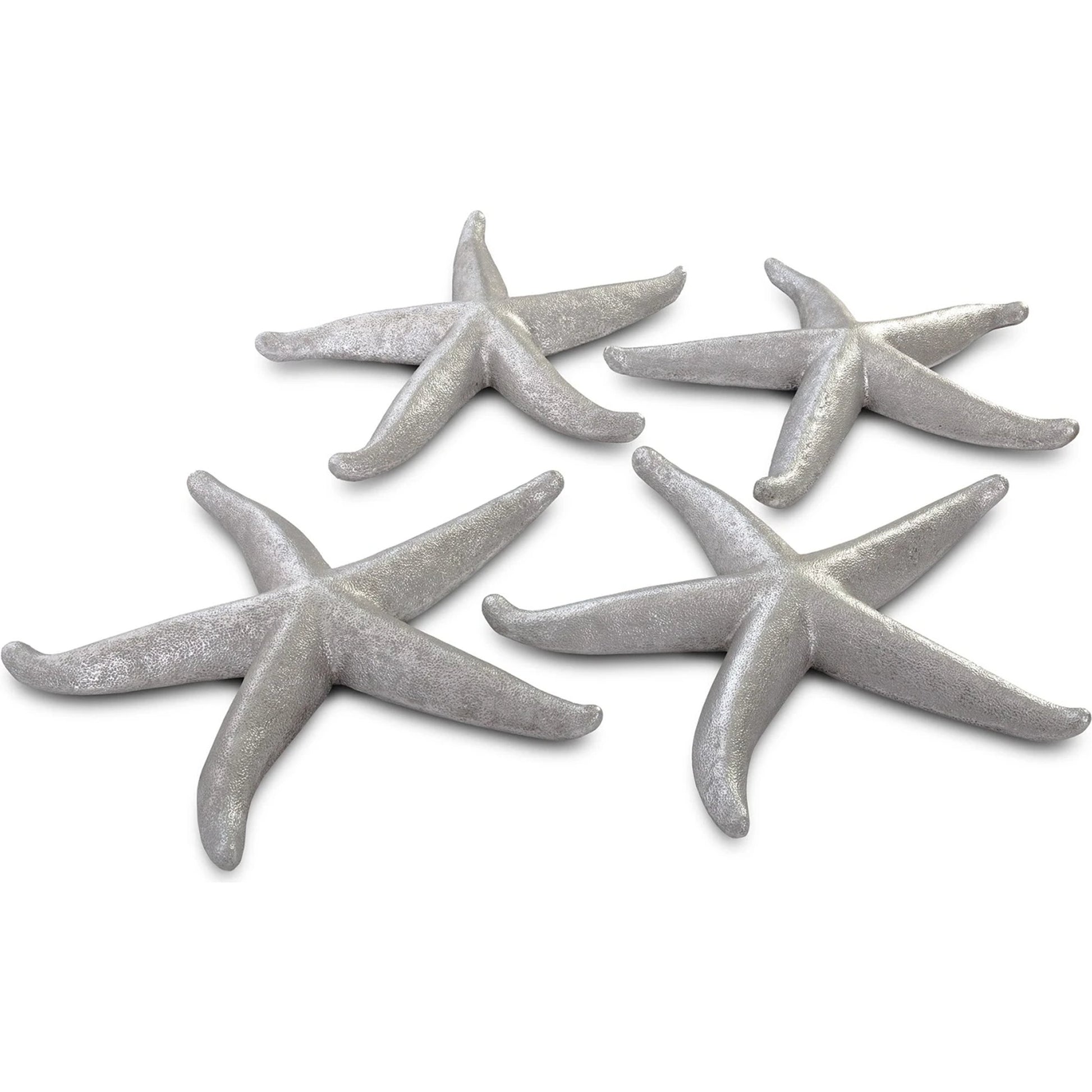 Starfish (Set of 4) by Phillips Collection. Made from resin in a coastal style.