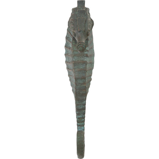 Seahorse Wall Art by Phillips Collection in brown and bronze. Made from resin in a coastal style.