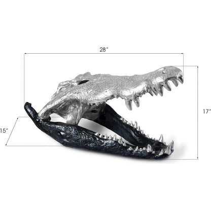 Crocodile Skull by Phillips Collection. Made from unique in a eclectic & global style.