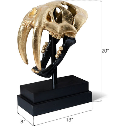 Saber Tooth Tiger Skull by Phillips Collection. Made from unique in a eclectic & global style.