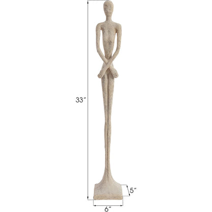 Skinny Female Sculpture by Phillips Collection. Made from unique in a eclectic & global style.