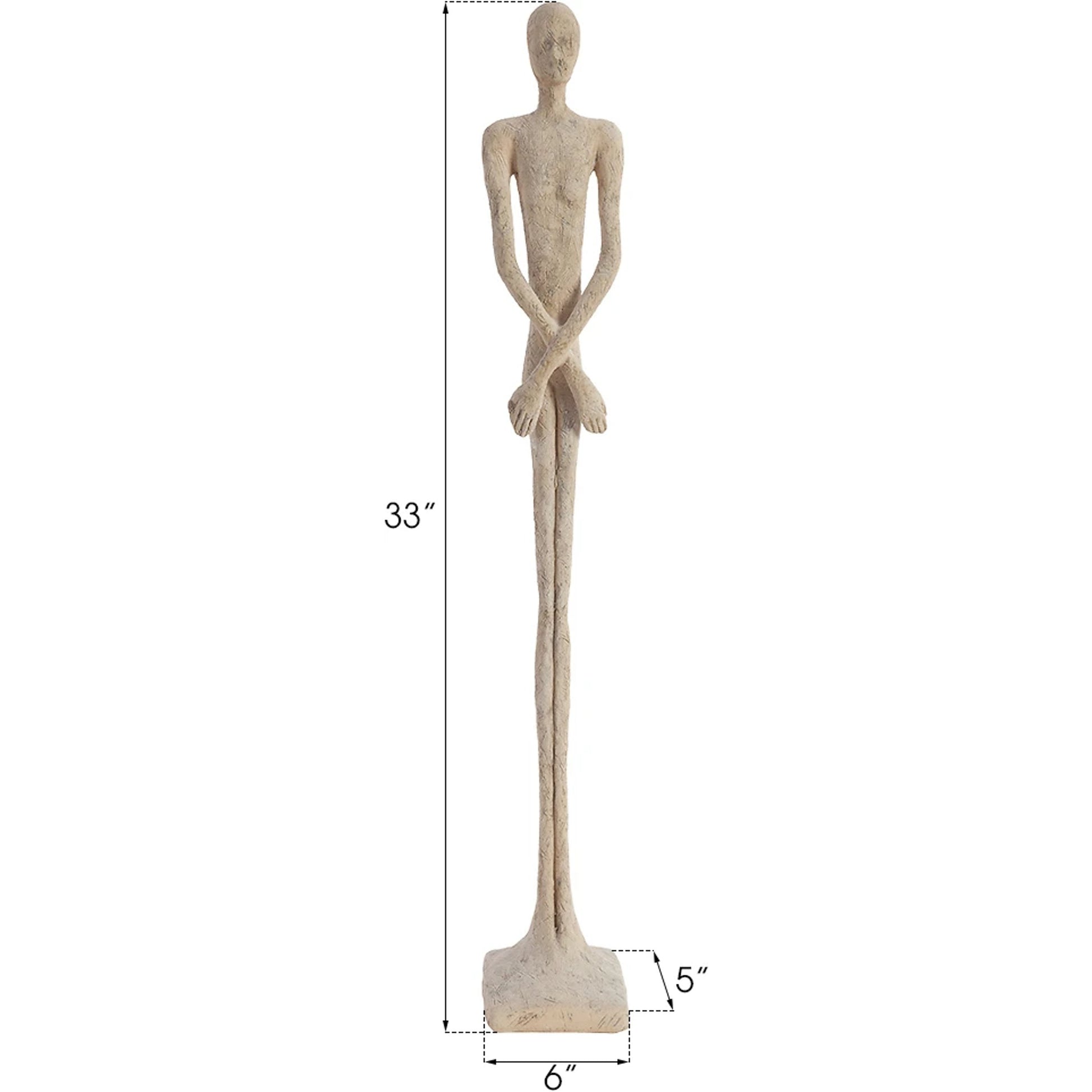 Skinny Male Sculpture by Phillips Collection. Made from unique in a eclectic & global style.