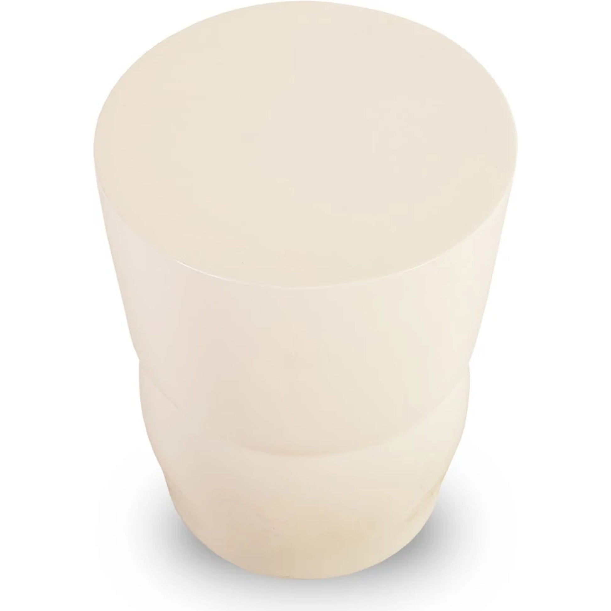 Carved Stool by Phillips Collection. Made from resin in a modern style.