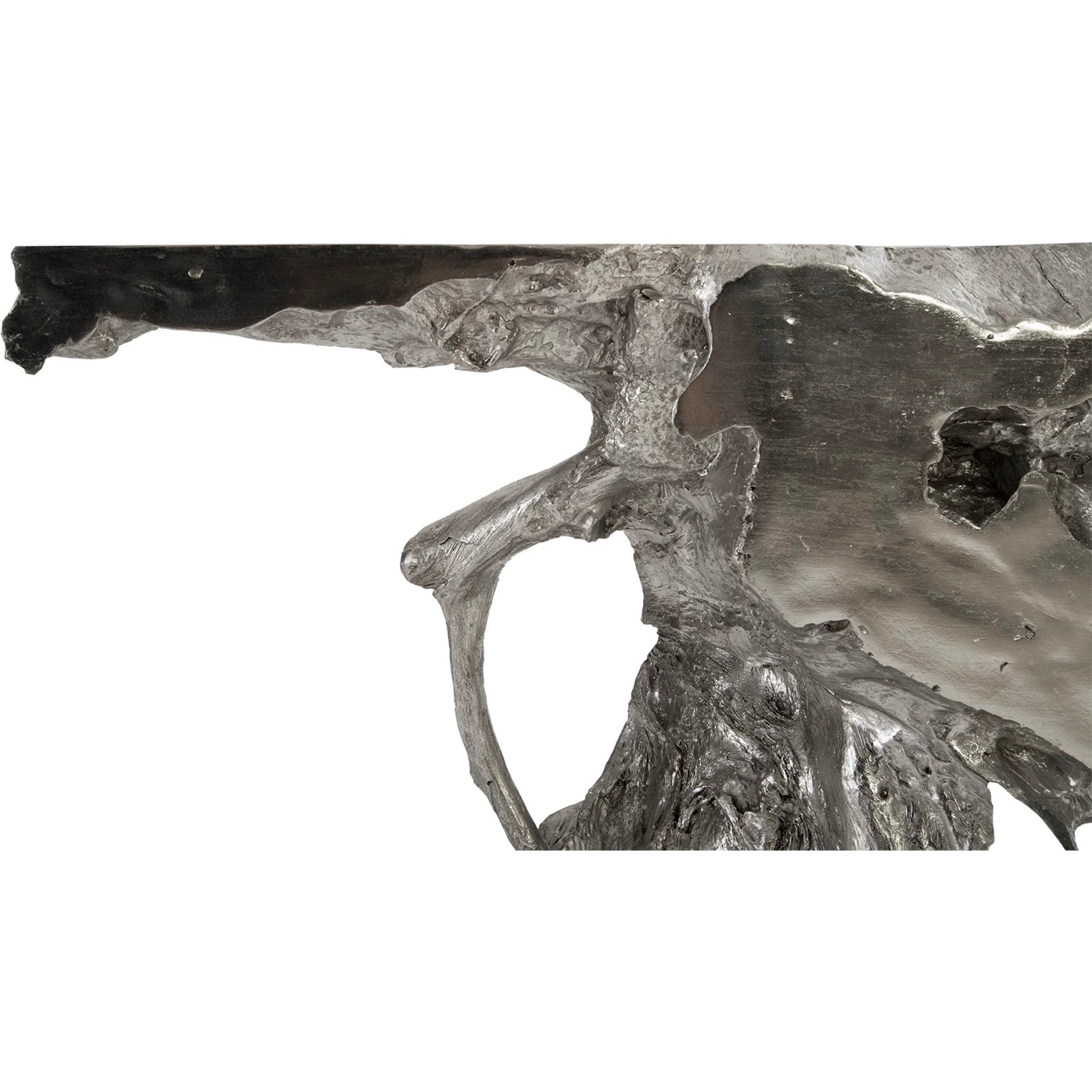 Freeform Console Table by Phillips Collection. Made from unique in a rustic style.