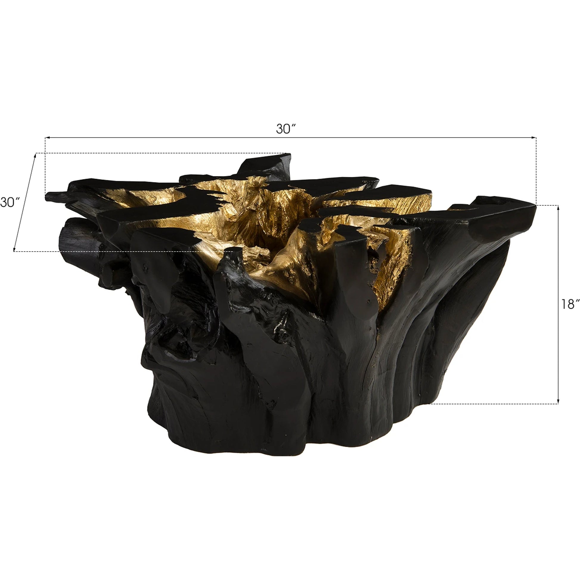 Freeform Coffee Table by Phillips Collection. Made from resin in a modern style.