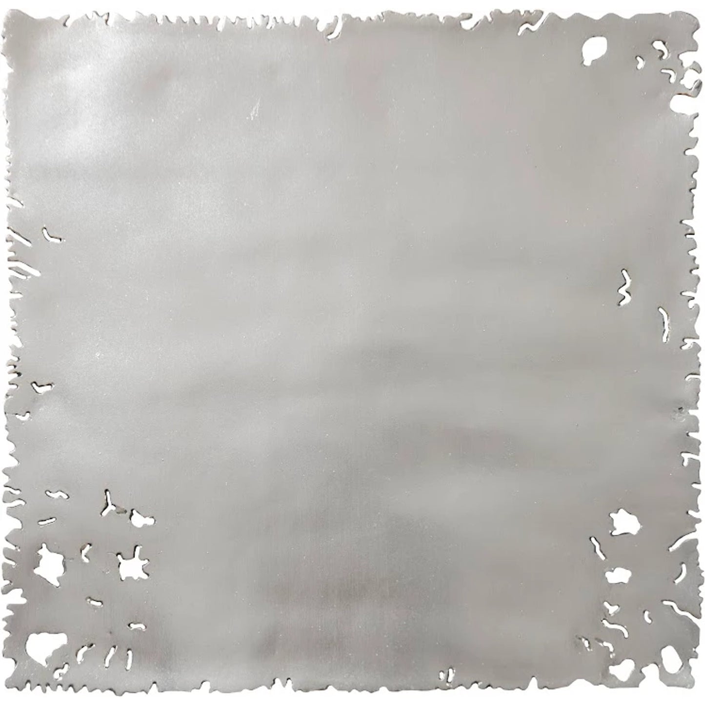 004 SI-2138204 | Additional Silo | Galvanized Square Wall Tile by Phillips Collection in silver leaf. Made from resin in a modern style.