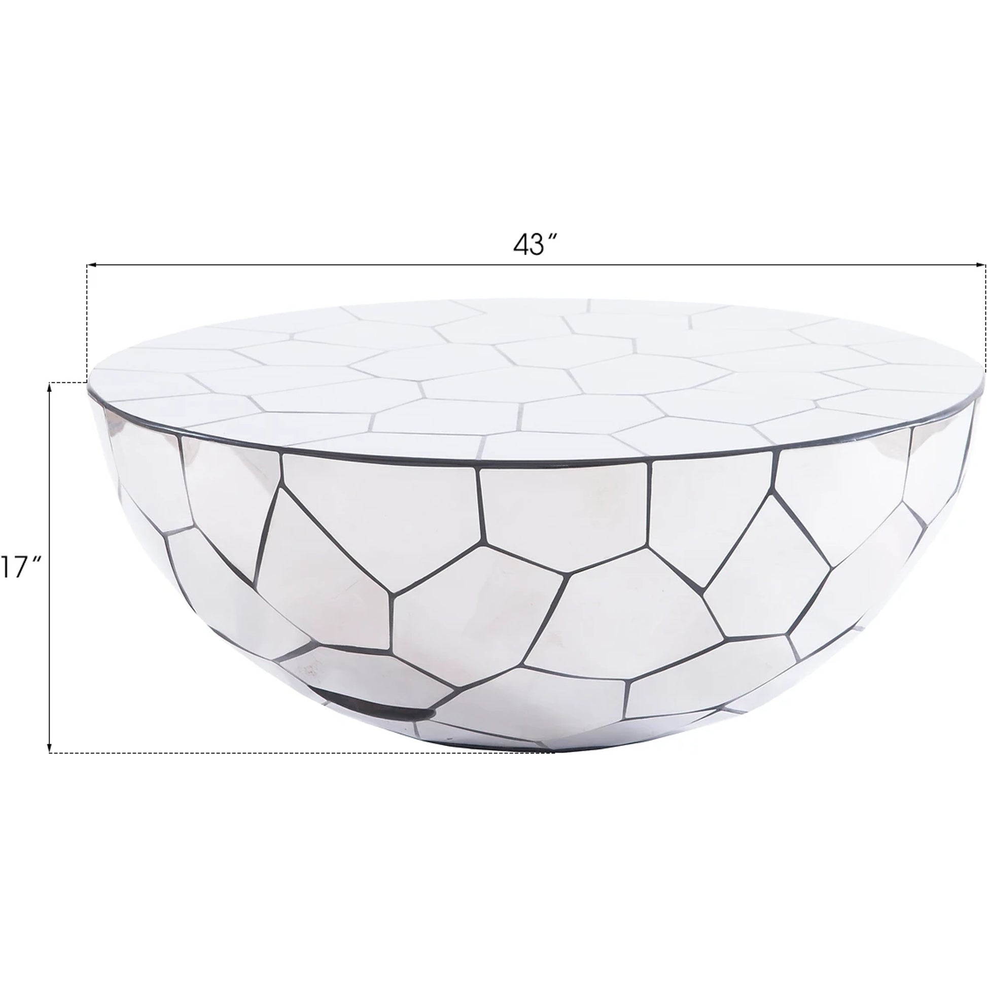 Crazy Cut Coffee Table by Phillips Collection. Made from metal in a modern style.