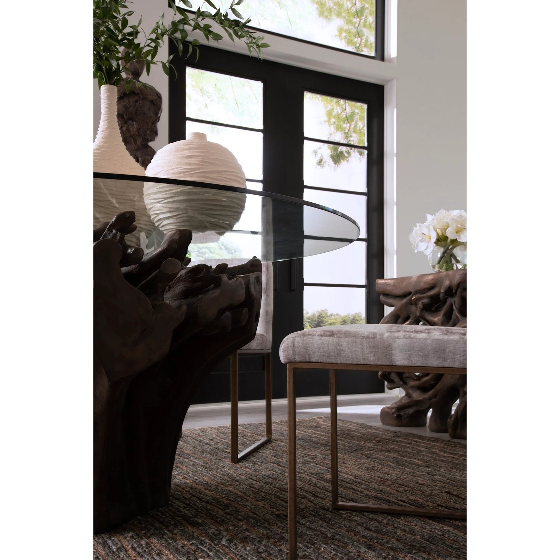 Square Root Console Table by Phillips Collection. Made from resin in a eclectic & global style.