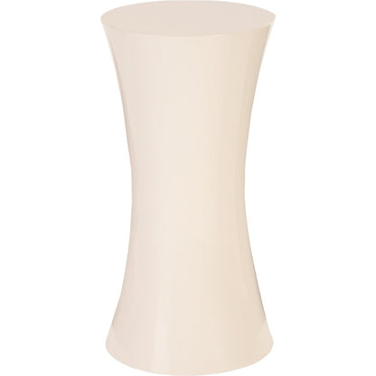 Ave Pedestal by Phillips Collection in white and white. Made from resin in a modern style.