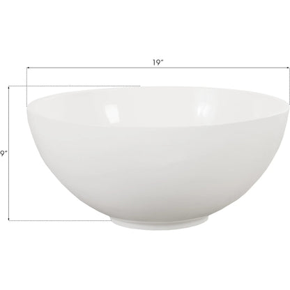 Sulu Bowl by Phillips Collection in gel coat. Made from resin in a modern style.