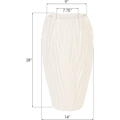 Alon Planter by Phillips Collection. Made from resin in a coastal style.