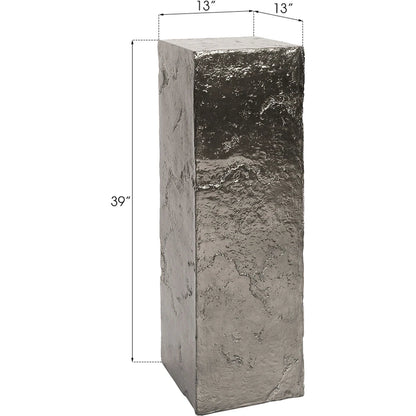 Slate Pedestal by Phillips Collection. Made from resin in a modern style.