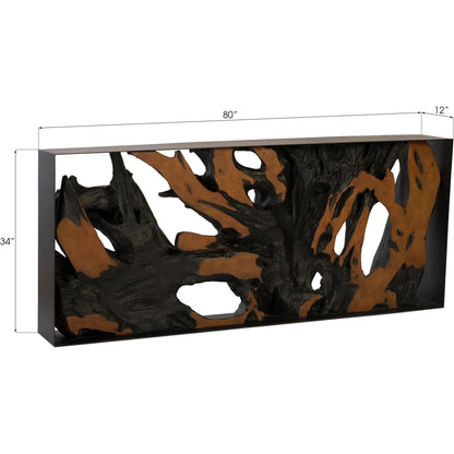 Cast Root Console Table by Phillips Collection. Made from unique in a coastal style.