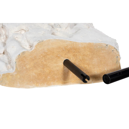 Organic Stone Sculpture by Phillips Collection in beige and roman stone. Made from resin in a eclectic & global style.